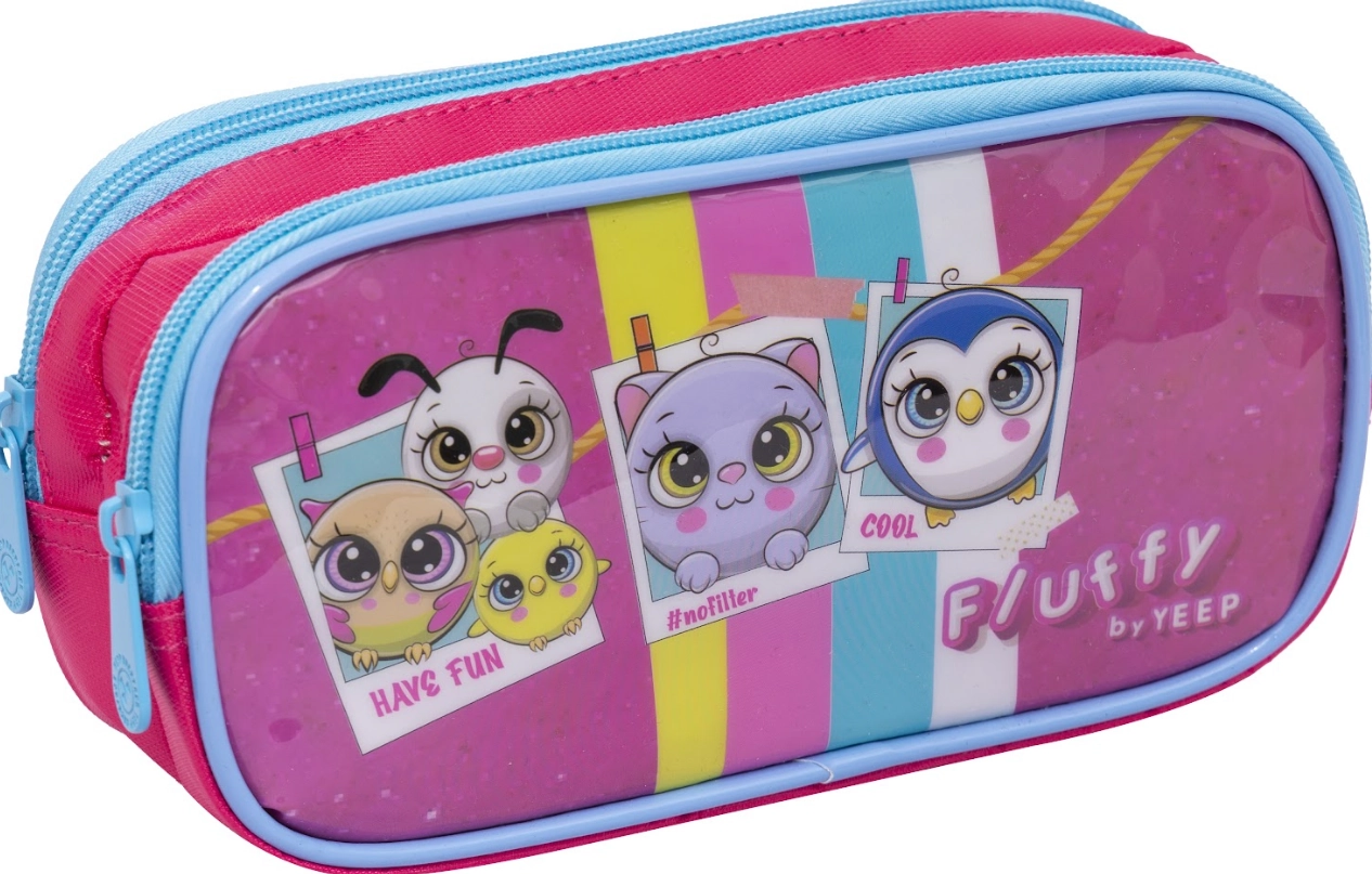 Estojo Infantil Feminino F Uffy 1 Zip Roxo Mif5328 E Bf Brasil