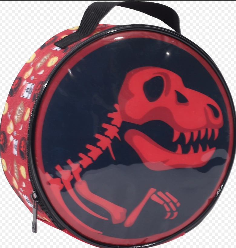 Lancheira Infantil Masculina Dinossauro Vermelho Mim6329 L Bf Brasil