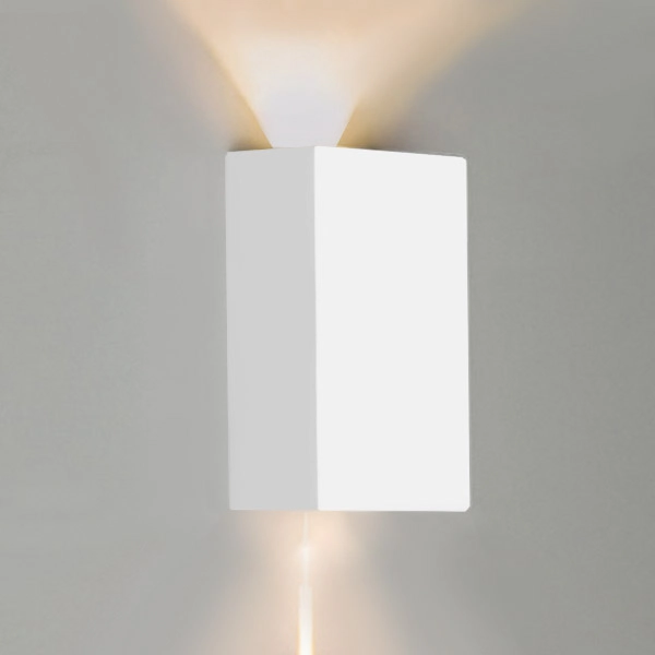 Arandela Retangular C/2 Fachos 5w 3000k 150lm Ip65 Branco 60º/10º-rgled