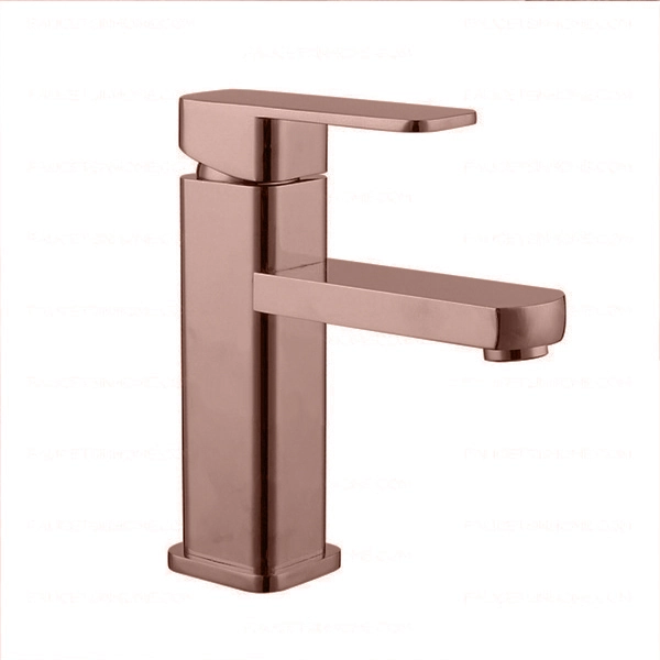 Misturador Monocomando Banheiro Lavabo Infinity Baixa Rosegold Maximametais