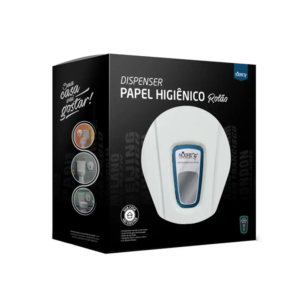 Porta Papel Higienico Plast .rolao