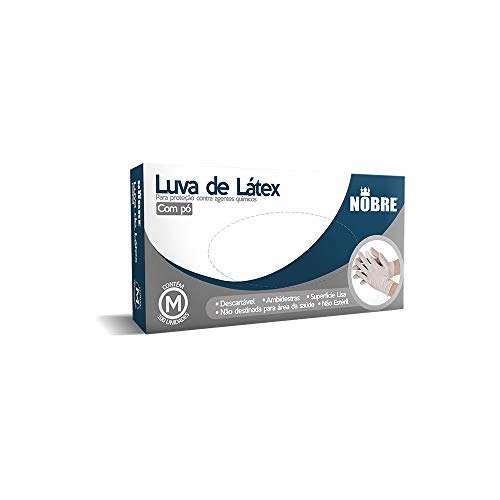 Cons Luva Latex Nobre M C/100
