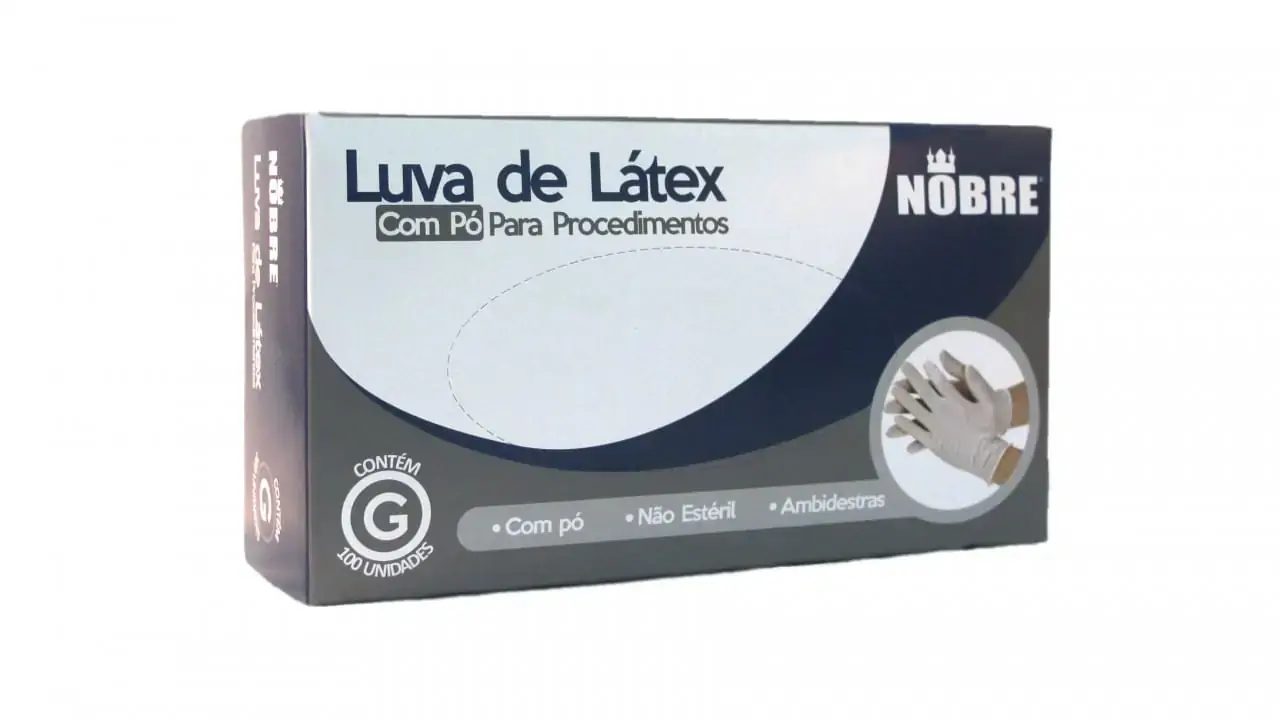 Cons Luva Latex Nobre G C/100