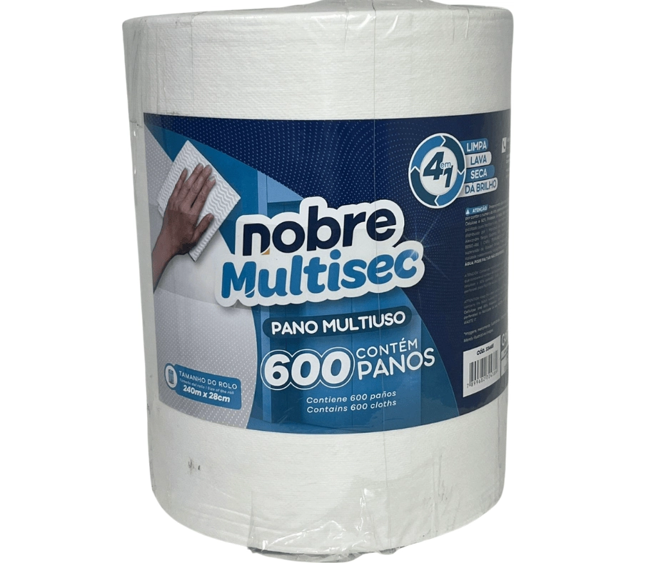 Pano Rolo 240 M X 28 Cm Branco Slim 35 Gr Nobre