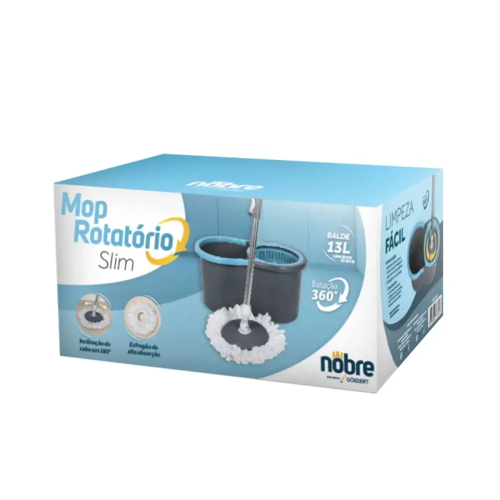 Balde Escor.mop C/v 13l 360 Nobre