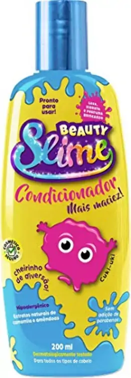 Condicionador Amarelo Neon Slime 200ml, Beauty Slime, Amarelo