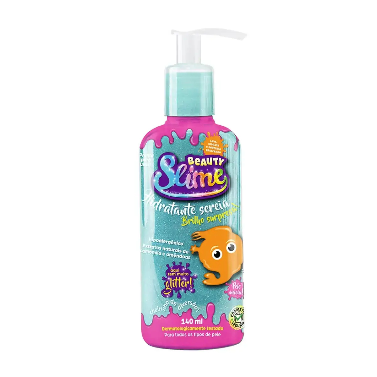 Bs Hidratante Glitter Azul Slime