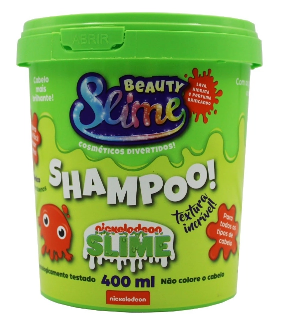 Shampoo Pote Beauty Slime Verde 400ml