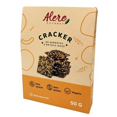 Cracker de Sementes e Batata Doce - Alere Gourmet 50g