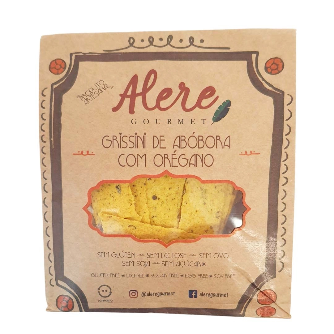 Grissini De Abobora C/oregano Alere Gourmet 70g