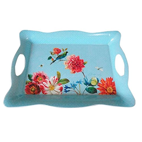 Bandeja Plastica Urban Sweet Flowers Wave Edges Az
