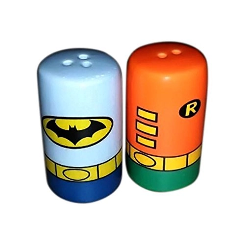 Saleiro/pimenteiro Urban Ceramica Dc Batman/robin