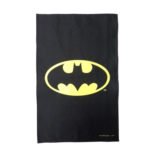 Pano Prato Urban 45x70cm Logo Batman Preto