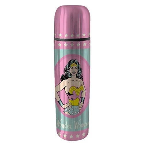 Garrafa Térmica Mulher Maravilha DC Comics - Aço Inox 500ML