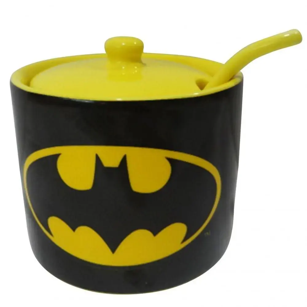 Acucareiro Urban Ceramica 10x10cm Logo Batman