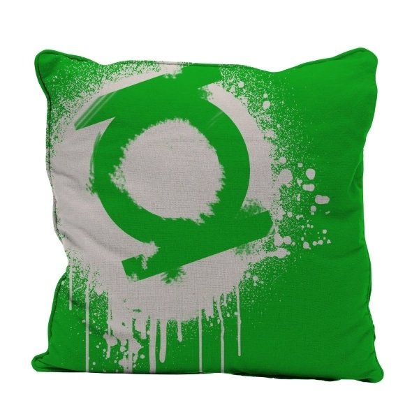 Capa Almofada Urban 45x45cm Green Light Logo