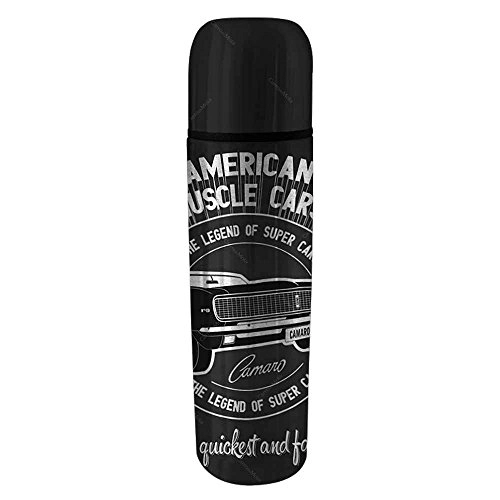 Garrafa Inox 750ml Urban American Muscle Car Preta