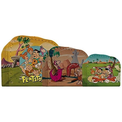 SET 03 MALETAS PAPELAO HB FLINSTONES ALL CARACTHERS COLORIDA
