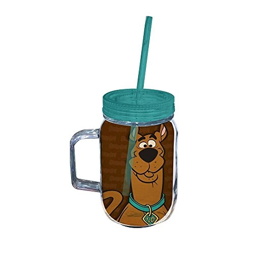 Copo Jarra Urban Acrilico Skooby Doo Marrom