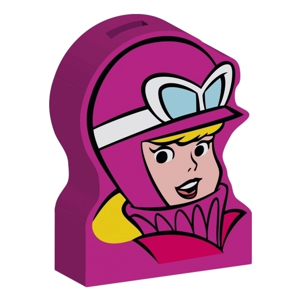 COFRE CERAMICA HB WACKY RACE PENELOPE FACE ROSA 12,5 X 5 X 2