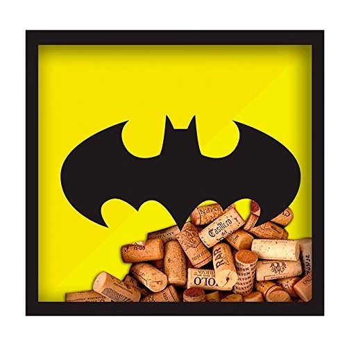 Quadro Rolha Urban 33x33cm Batman Logo