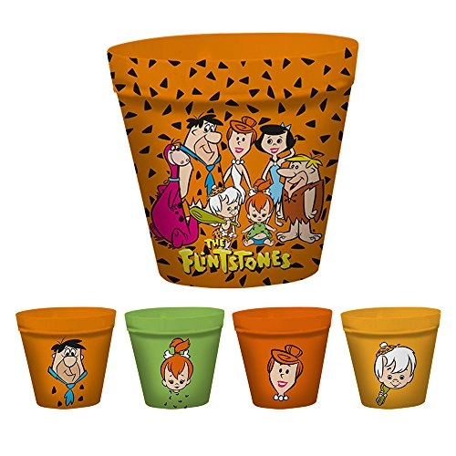 Pote Pipoca Urban Melamina 5pcs Flintstones