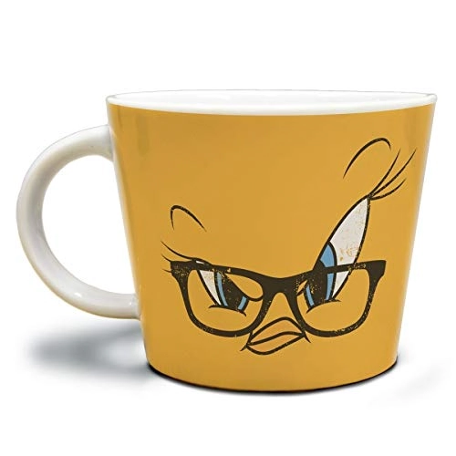 Caneca Porcelana Urban Piu Piu Amarela