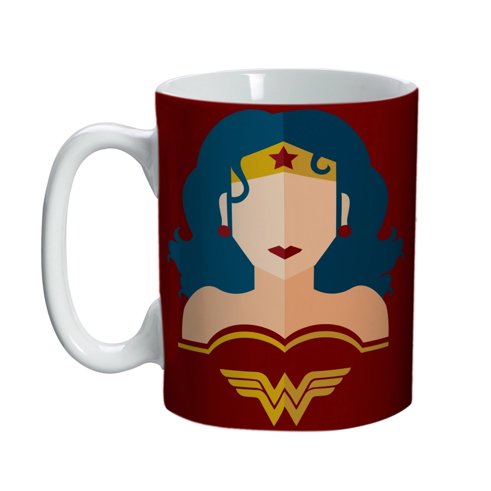 Caneca Porcelana Urban Dc Mini Wonder Woman