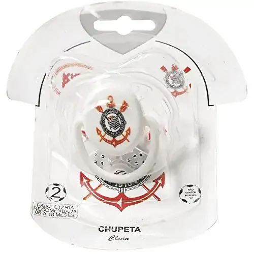 Chupeta Clean Corinthians Orto 2