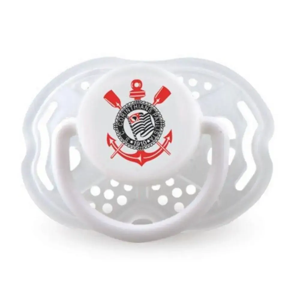 Chupeta Kids Gol Clean Red 02 Corinthianun