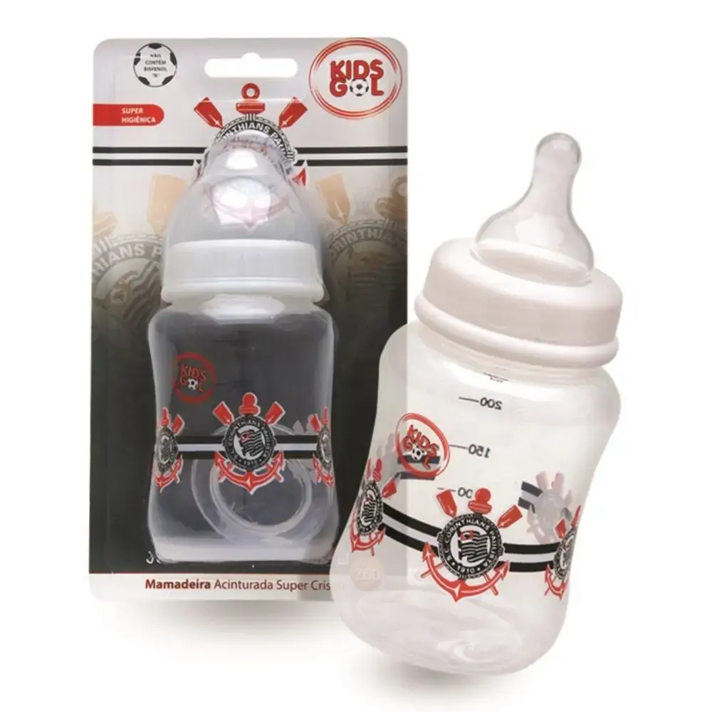 Mamadeira Kids Gol Corinthians 260ml Un