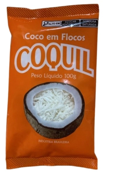 Coco Ralado Coquil Flocos Desidratado 100g