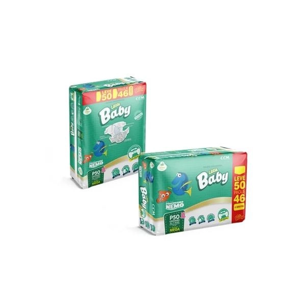 Fralda Little Baby Nemo Mega P L50p46