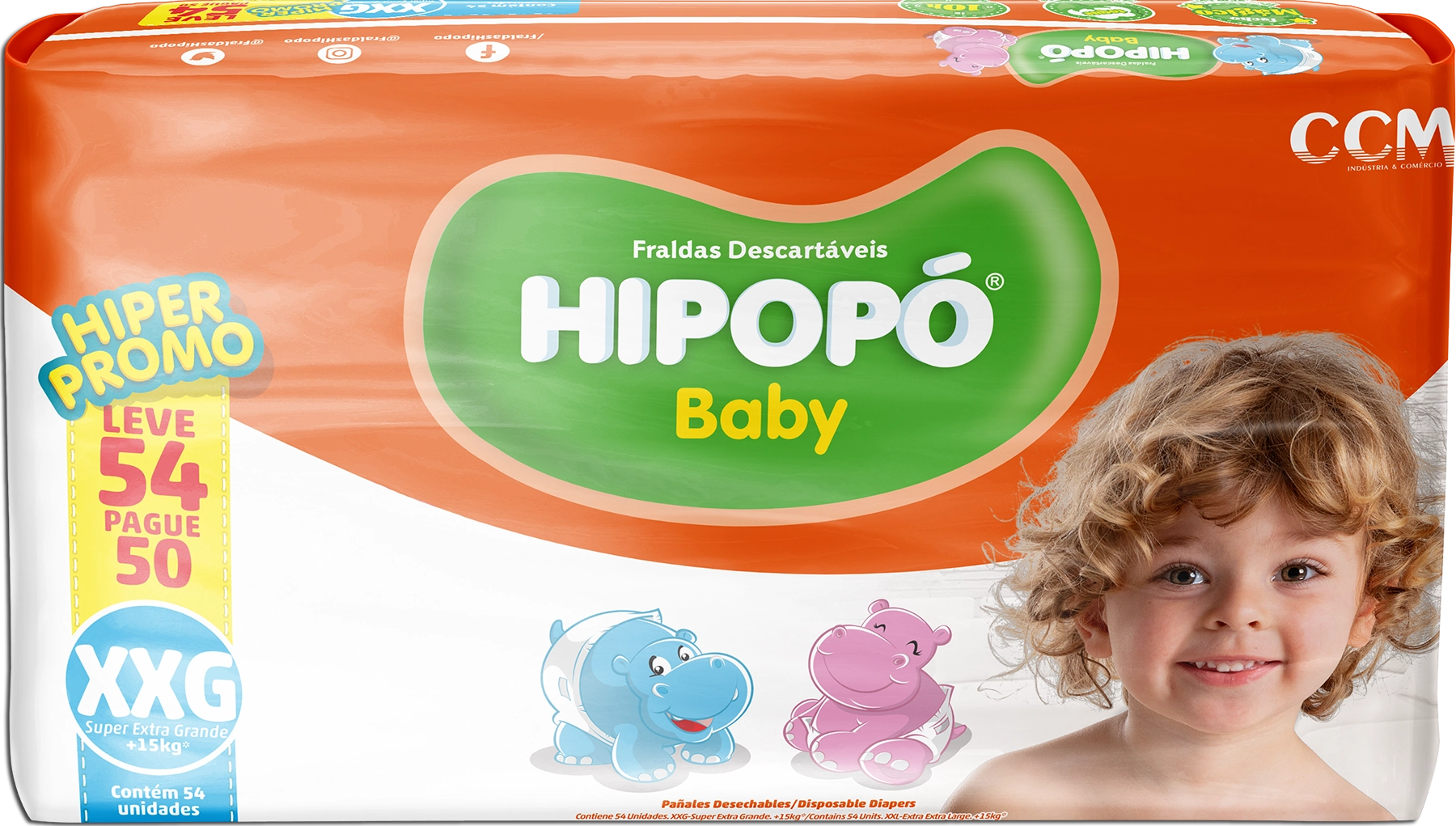 Fral Hipopo Baby Hiper Xxg Lev54 Pag50