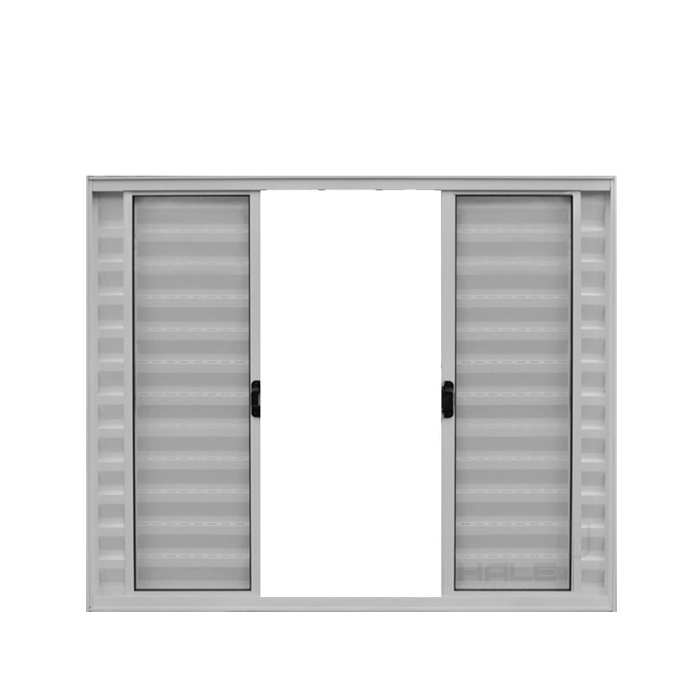 Veneziana De Correr 6 Folhas S/ Grade Alumínio Branco 1.00 X 1.00 Linha Modular - Hale