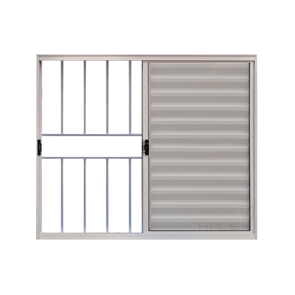 Veneziana De Correr 3 Folhas C/grade Alumínio Branco 1.00 X 1.00 Linha Modular - Hale