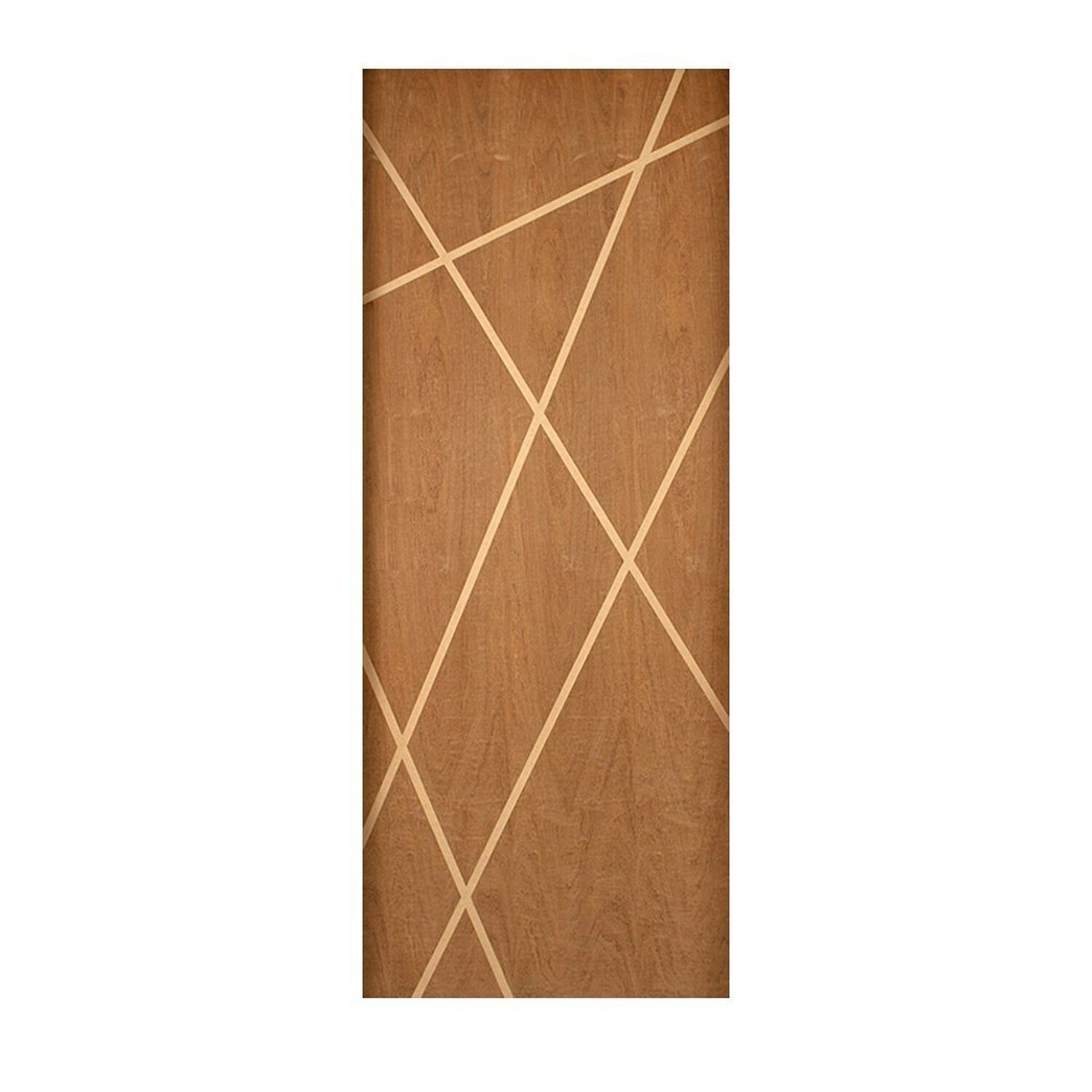 Folha Frisada Agatha Padrão Imbuia 92cm X 210cm Marrom