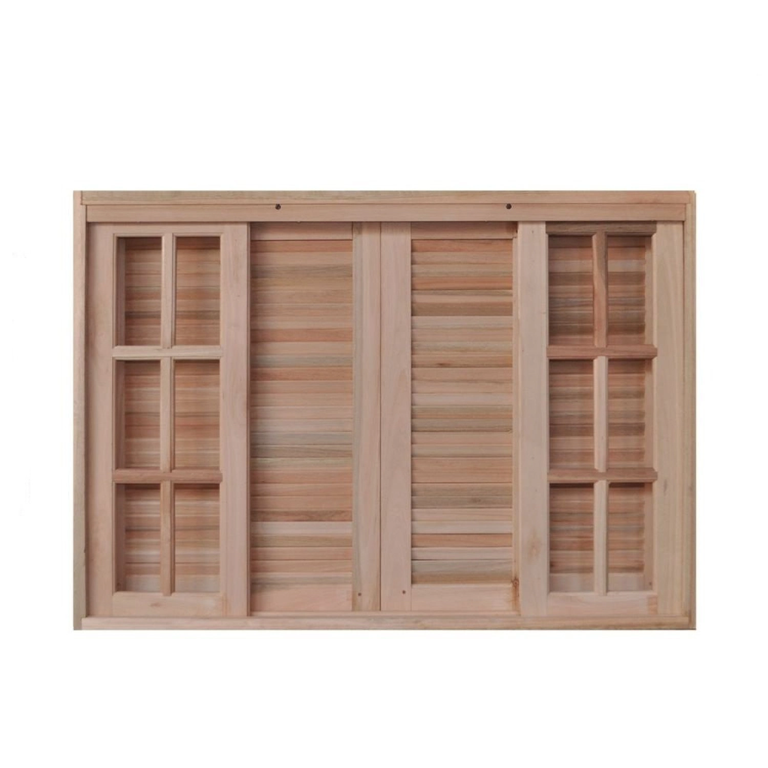 Veneziana De Correr 6 Folhas Mista Reta 1.20 X 1.00 - Hale