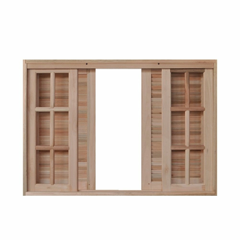 Veneziana De Correr 6 Folhas Mista Reta - Com Ferragens 2.00 X 1.00 - Hale