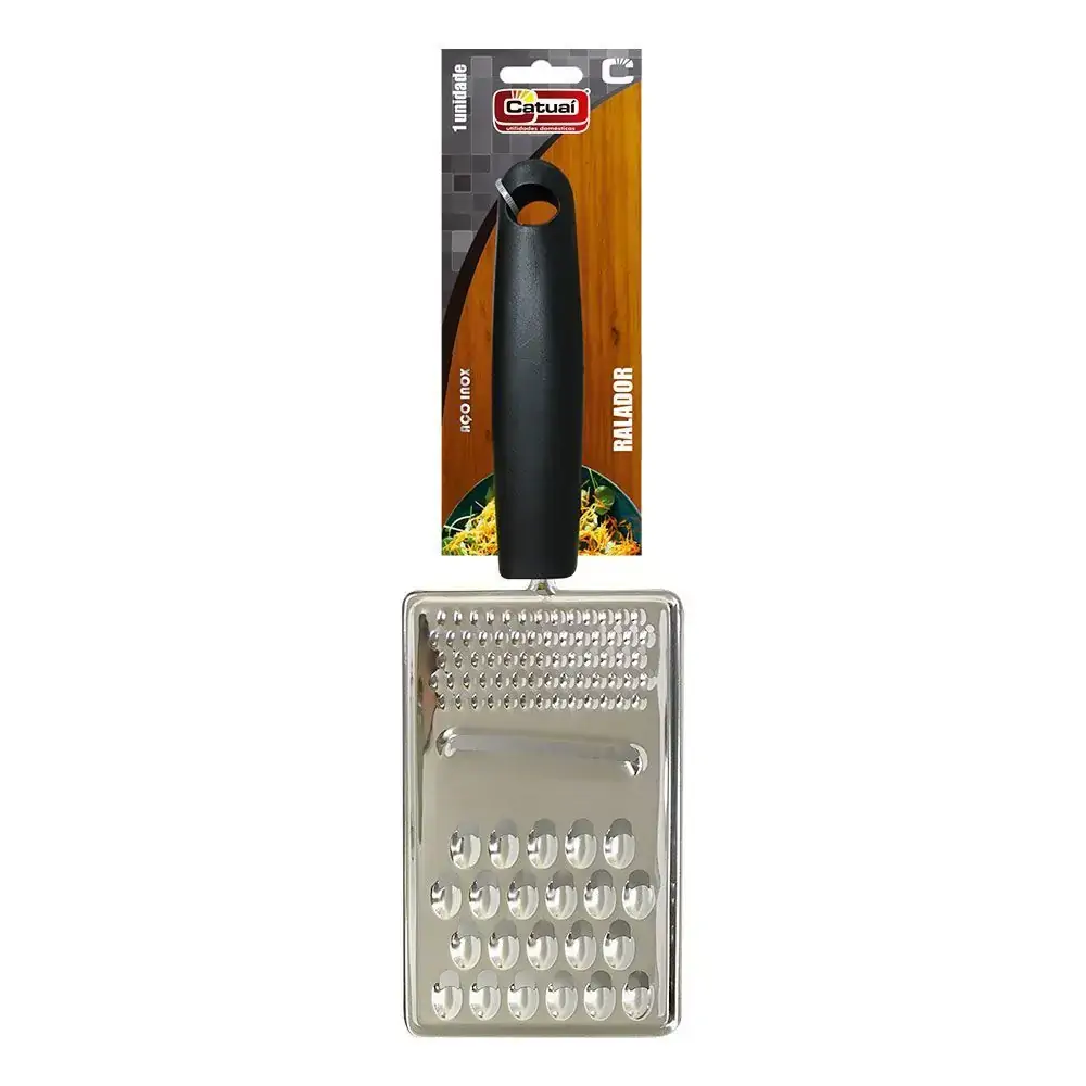 Ralador Inox 25,5cm Cabo Preto