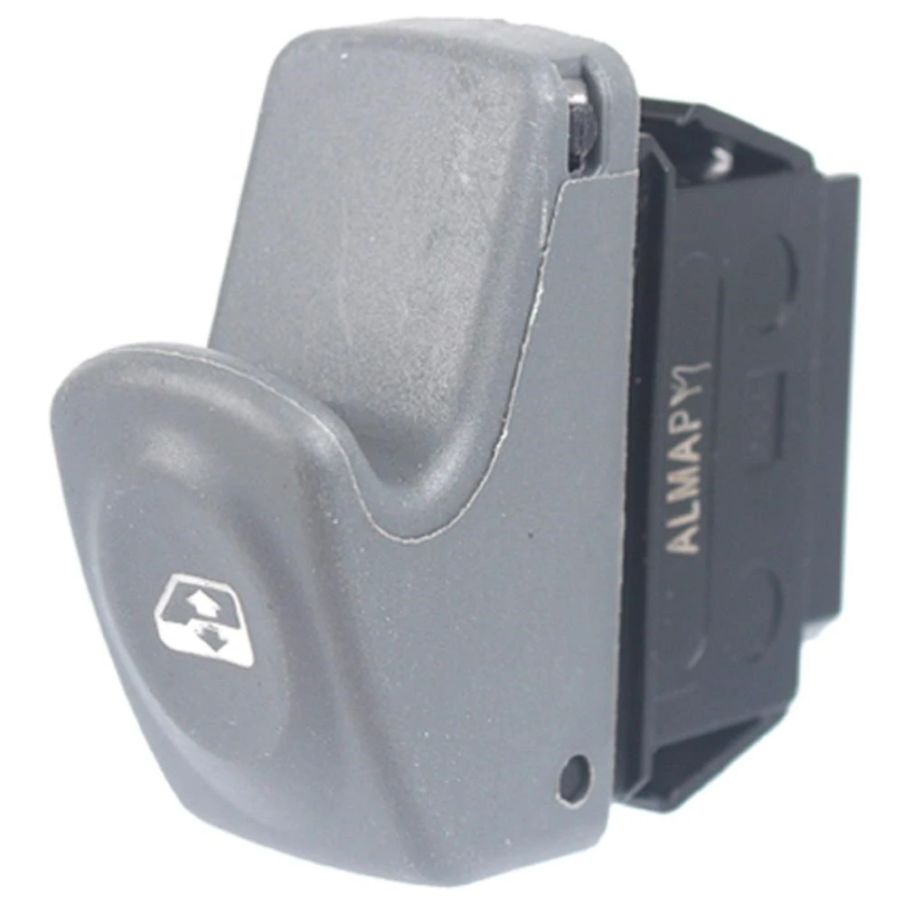 Botão do Vidro Elétrico RENAULT CLIO/SCENIC Cinza Simples 6 Pinos - OR PARTS RN1002