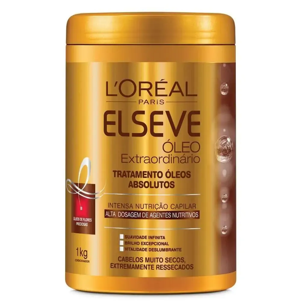 Creme Trat.elseve 1kg Oleo Ext.nutricao Intensa