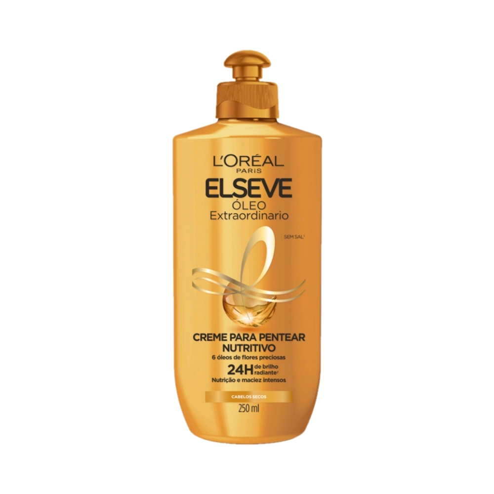 Creme Para Pentear Loréal Paris Elseve óleo Extraordinário Frasco 250ml