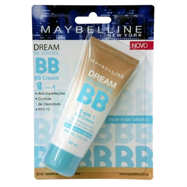 Base Bb Cream Maybelline 30ml Oil Control Escuro Fps15 Sm Unit