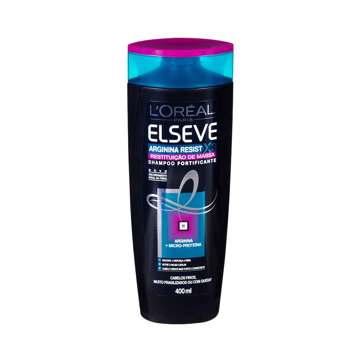 Shampoo Elseve L'oréal Arginina Resist x3 400ml