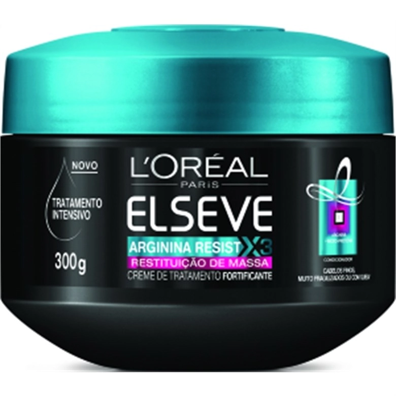 Creme Para Tratamento Elseve Arginina Resist X3 Restituicao De Massa 300g Loreal Paris