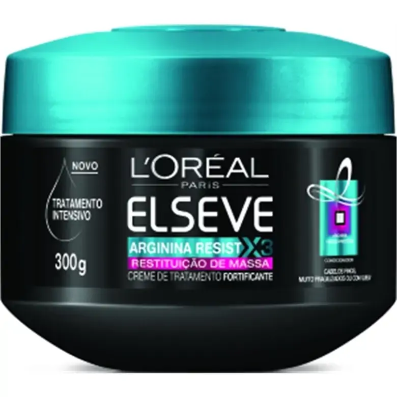 Creme Para Tratamento Elseve Arginina Resist X3 Restituicao De Massa 300g Loreal Paris