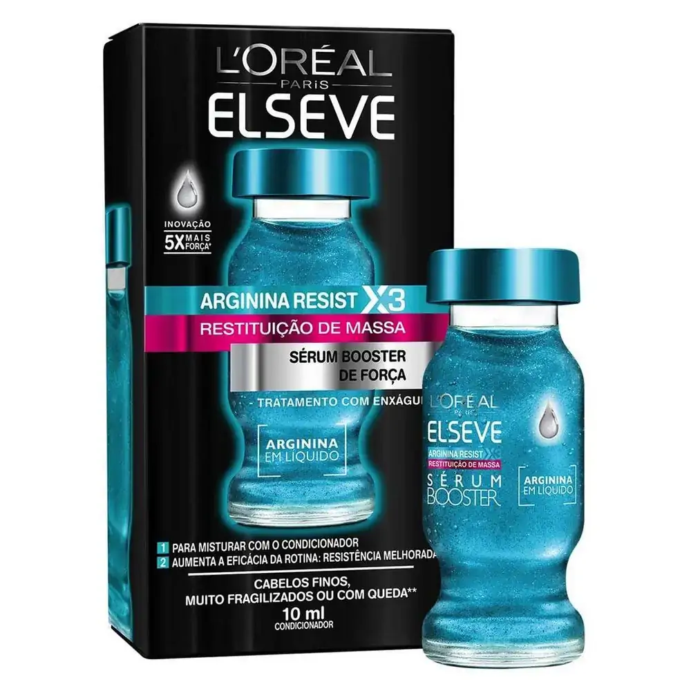 Serum Booster Elseve Arginina Resist X3 Restituicao De Massa 10ml Loreal Paris