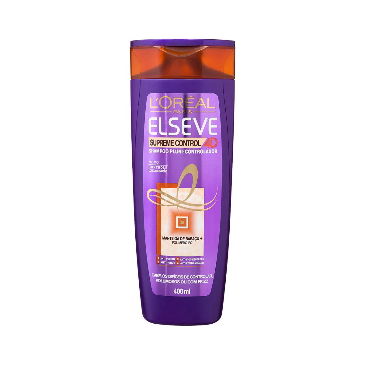 Shampoo Elseve Supreme Control 4D 400ml