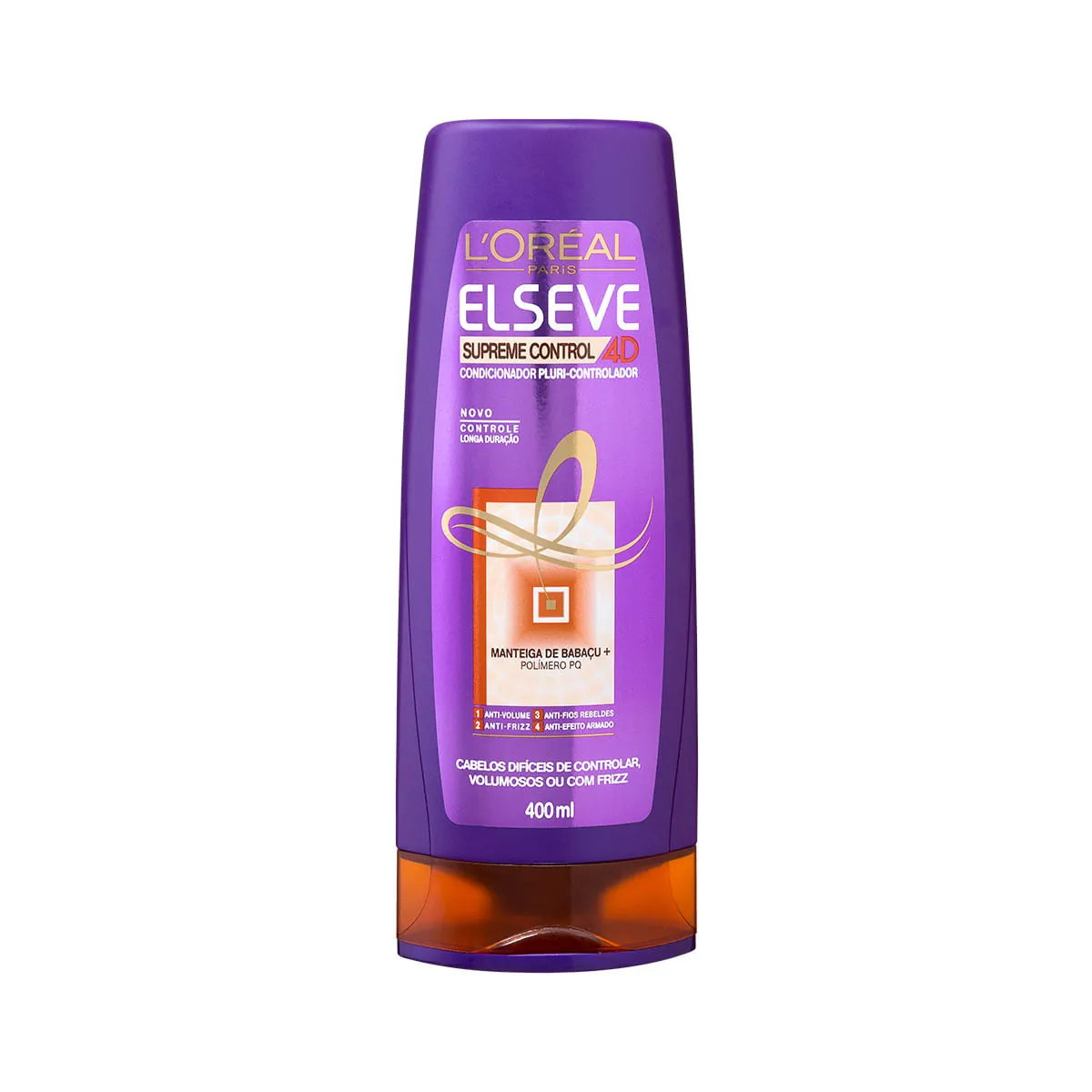 Condicionador Elseve Supreme Control 4D 400ml
